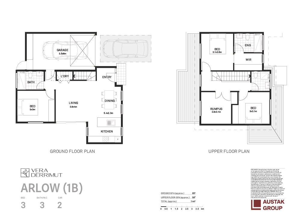 Arlow Type 1B floor plan, VERA Derrimut