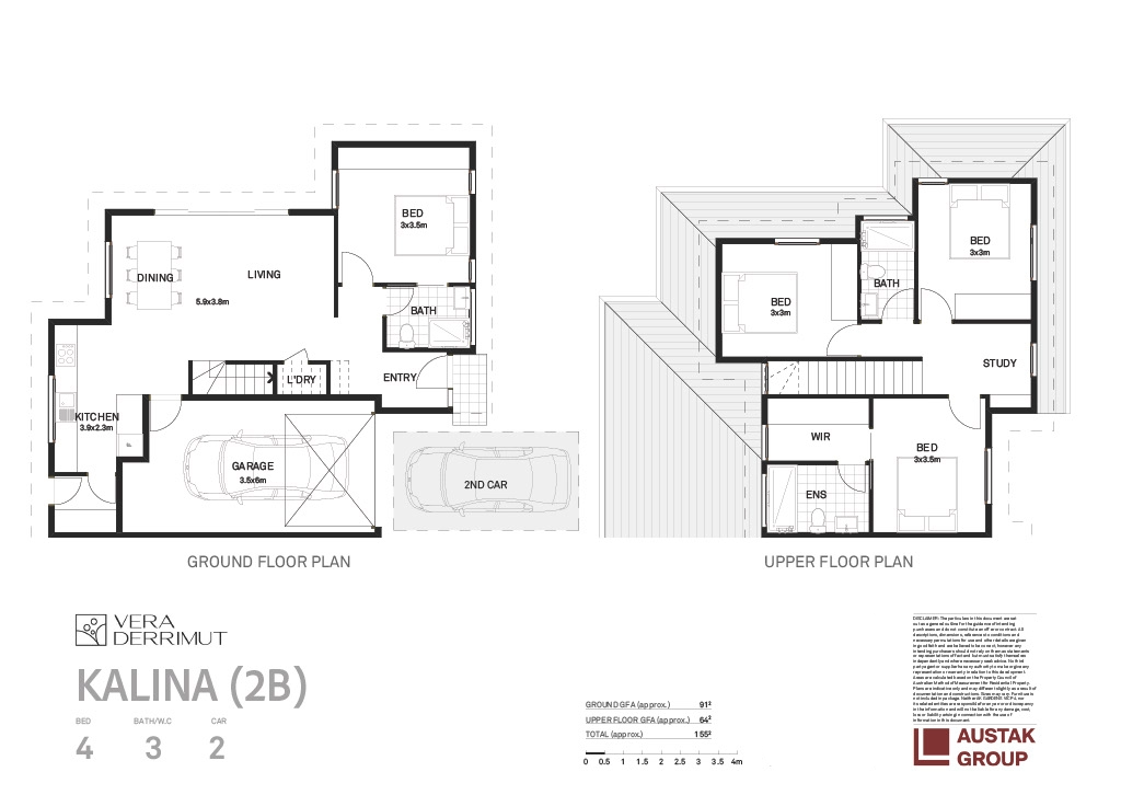 Kalina Type 2B floor plan, VERA Derrimut