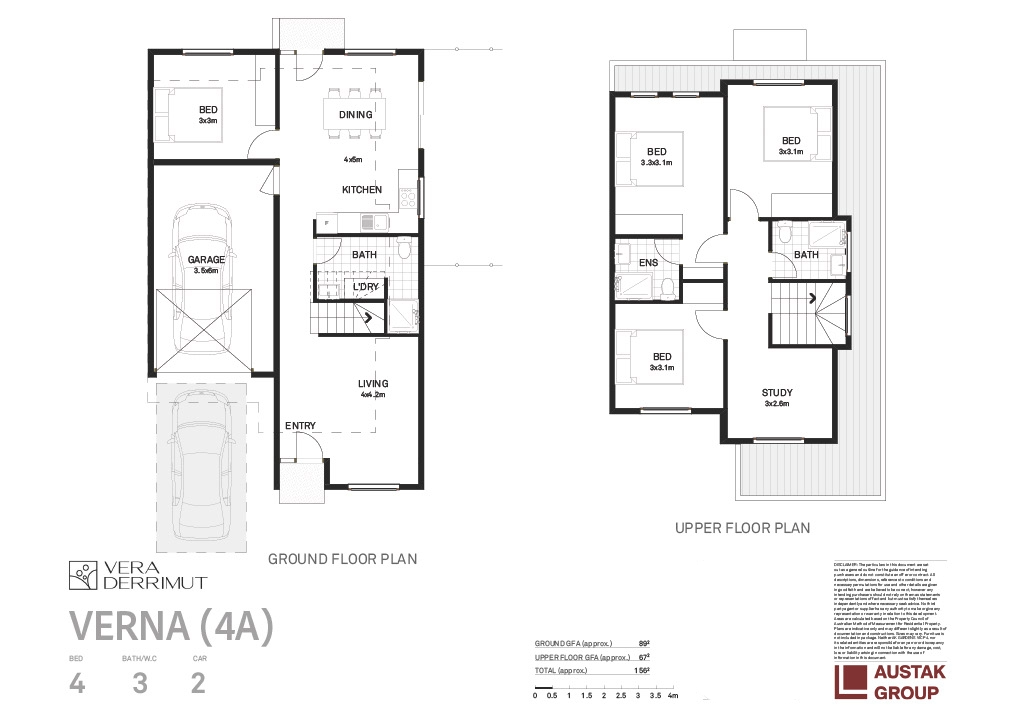 Verna Type 4A floor plan, VERA Derrimut