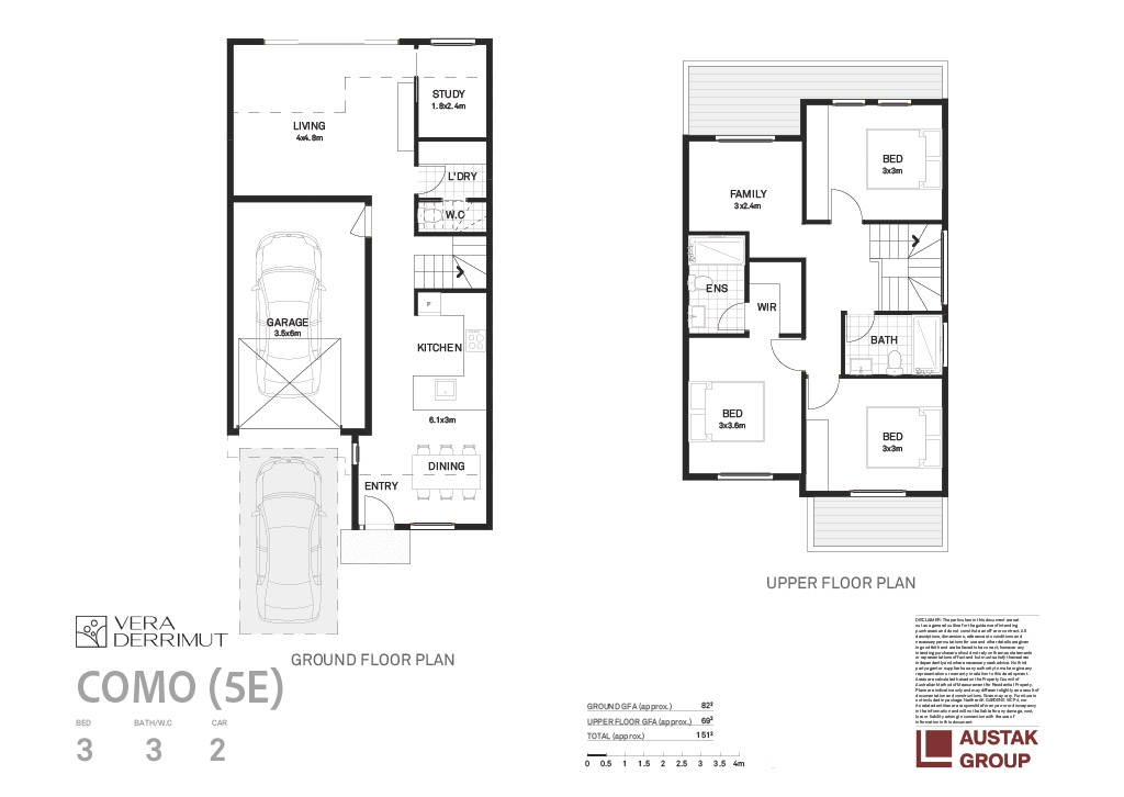 Como Type 5E floor plan, VERA Derrimut